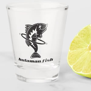 HulaMan Shot Glass